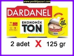 Dardanel Ton 2X125 Gr Ekonomik ton balığı konserve TETT 12,12,2026 ( sadece 1 adet alabilirsiniz )
