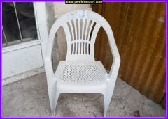 2. el yücel pilastik beyaz sandalye (renkte solma var ) tamir görmüştür ama sorunsuz durumdadır