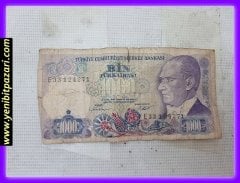 1000 bin türk lirası tl 1970 orjinal antika tarihi eski para çeşitleri kağıt paralar kolesksiyonluk nostalji