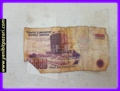 20000 yirmi bin türk lirası tl 1970 orjinal antika tarihi eski para çeşitleri kağıt paralar kolesksiyonluk nostalji