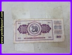 20 yirmi YUGOSLAVYA dinarı dinar 1978 orjinal antika tarihi eski para çeşitleri kağıt paralar kolesksiyonluk nostalji