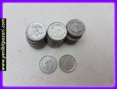 5 beş türk lirası tl lira 1982 1983 orjinal antika tarihi eski para çeşitleri metal madeni paralar kolesksiyonluk nostalji bozuk para