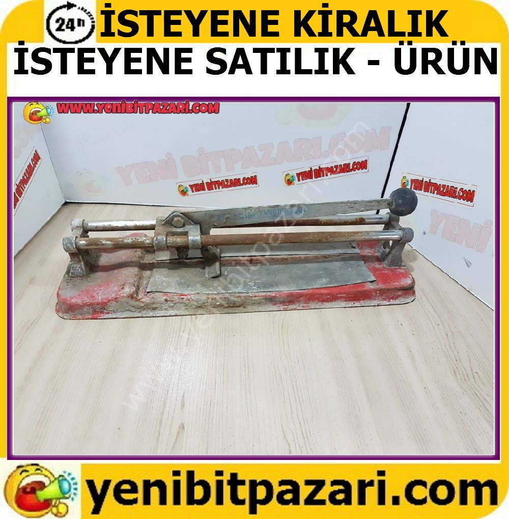 satılık kiralık kalekim 50 cm fayans kesme makinası 35cm lik fayans keser bıçak elmas sıfır takıldı