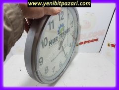 arızalı plastik DUVAR Saati saat 35cm çap ( mekanizma bozuk )