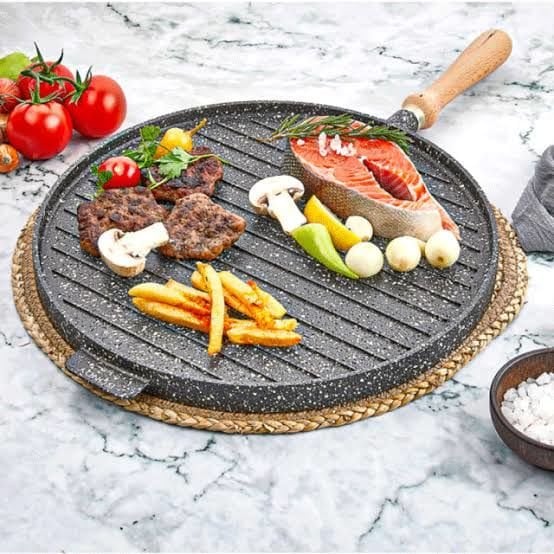 Bondy döküm 35cm çift taraflı tava