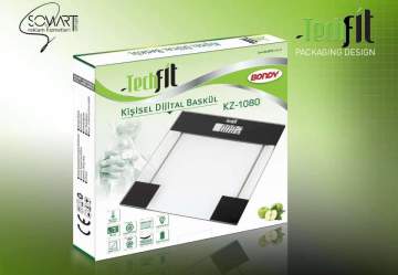 Techfit KZ-1081 Bondy Dijital Banyo Baskülü Tartı