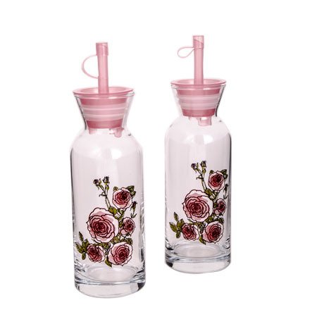 Paşabahçe 43804 Roses Yağlık-Sirkelik 2'li Set