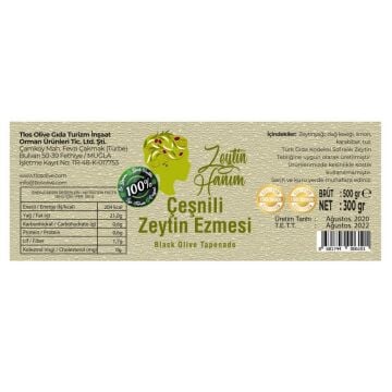 Zeytin Hanım Çeşnili Zeytin Ezmesi - Doğal Fermente