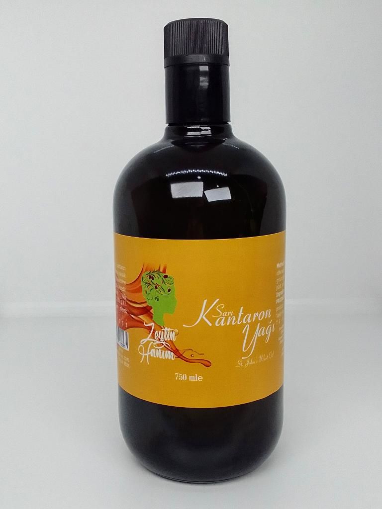 Zeytin Hanım St. John's Wort Oil 750 ml (Dissolved in Polyphenol Olive Oil)
