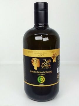 Zeytin Hanım Gold Soğuk Sıkım / Düz Sıyırma Bahçe / Natürel Sızma Zeytinyağı (<=0.8 Asit) -750ml