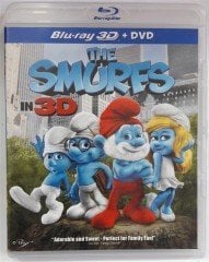 THE SMURFS 3D - ŞİRİNLER - BLU-RAY3D+DVD 2.EL TR ALTYAZI YOKTUR