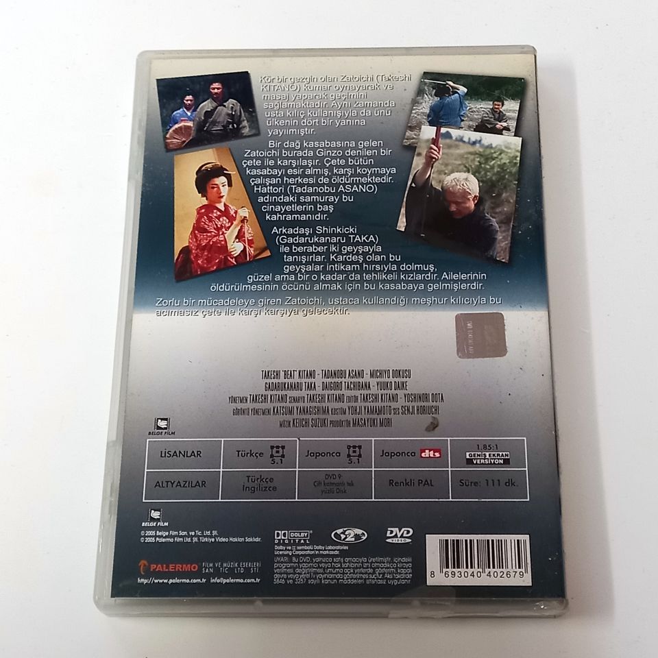 ZATOICHI - TAKESHI KITANO - DVD 2. EL