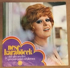 NEŞE KARABÖCEK DELİ GİBİ SEVDİM 45LİK KAPAĞI DİKKAT SADECE KAPAKTIR