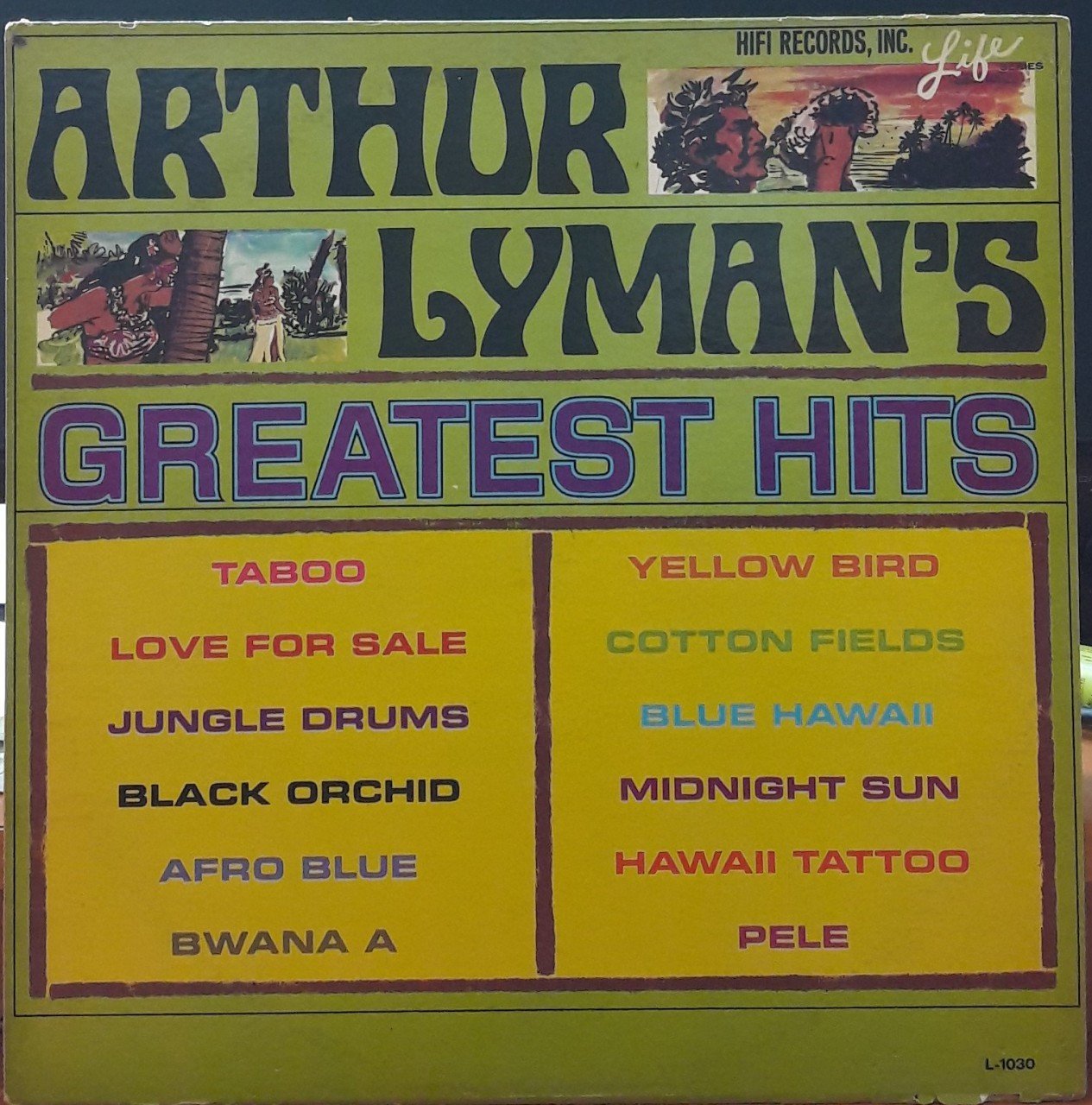 ARTHUR LYMAN - GREATEST HITS - PLAK 2.EL