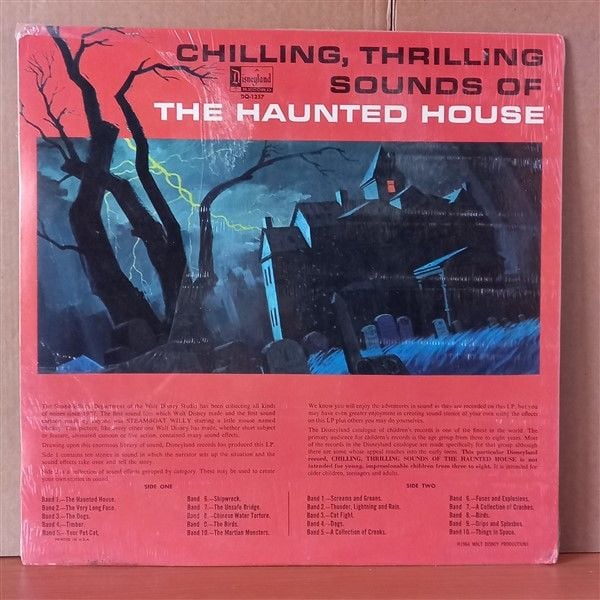 CHILLING, THRILLING SOUNDS OF THE HAUNTED HOUSE (1964) - LP DÖNEM BASKISI SIFIR PLAK