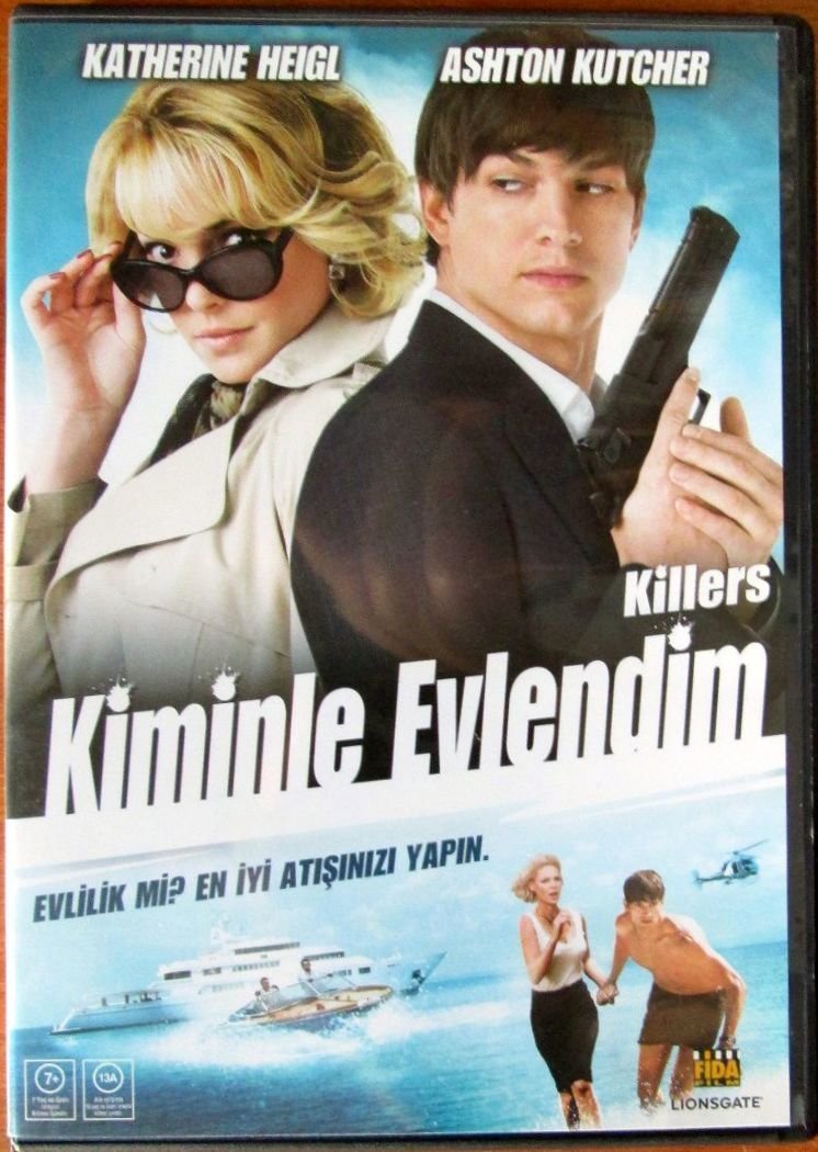 KİMİNLE EVLENDİM - KILLERS - ASHTON KUTCHER - KATHERINE HEIGL - DVD 2.EL