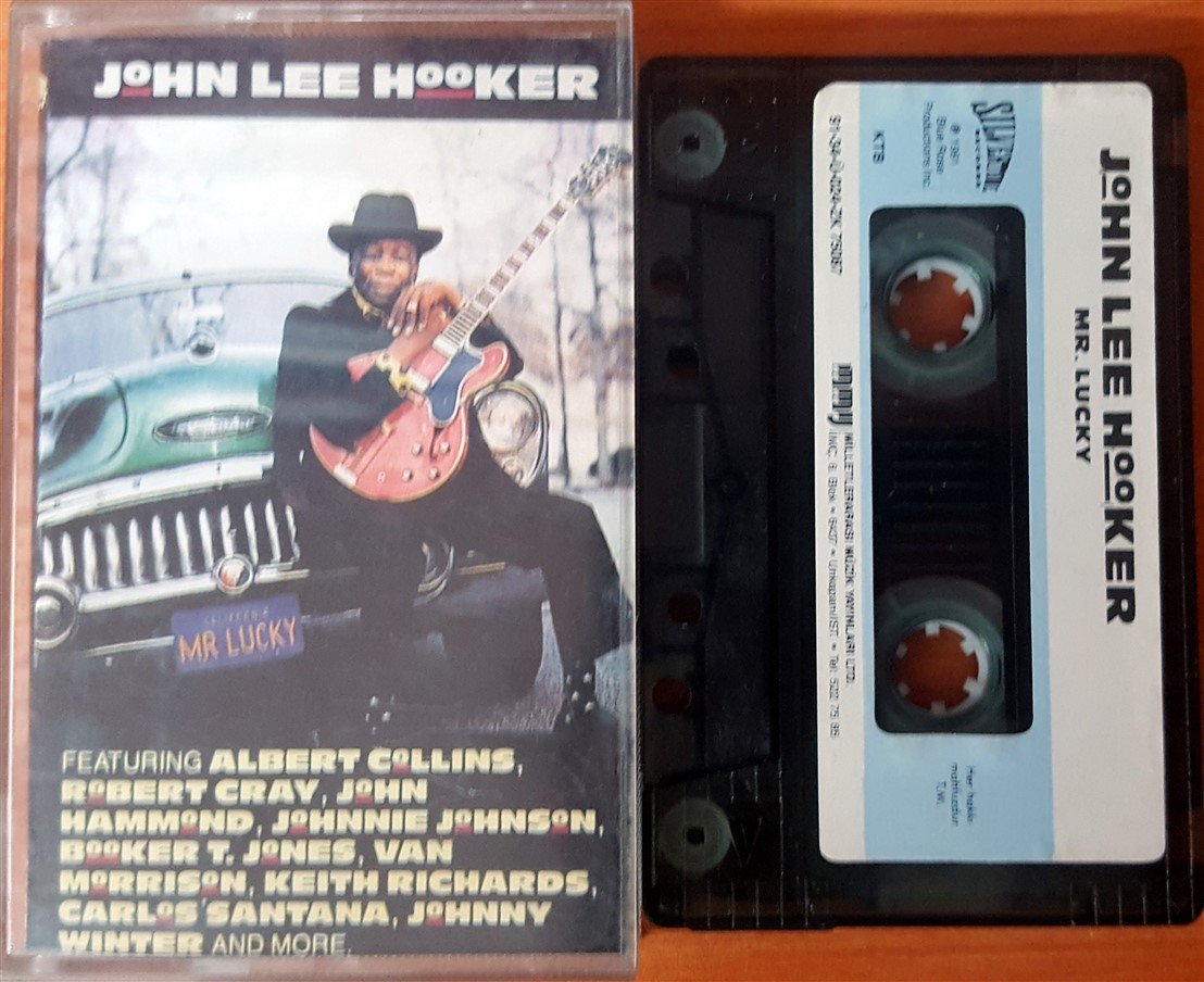JOHN LEE HOOKER - MR LUCKY (1991) MMY CASSETTE MADE IN TURKEY ''USED'' PAPER LABEL