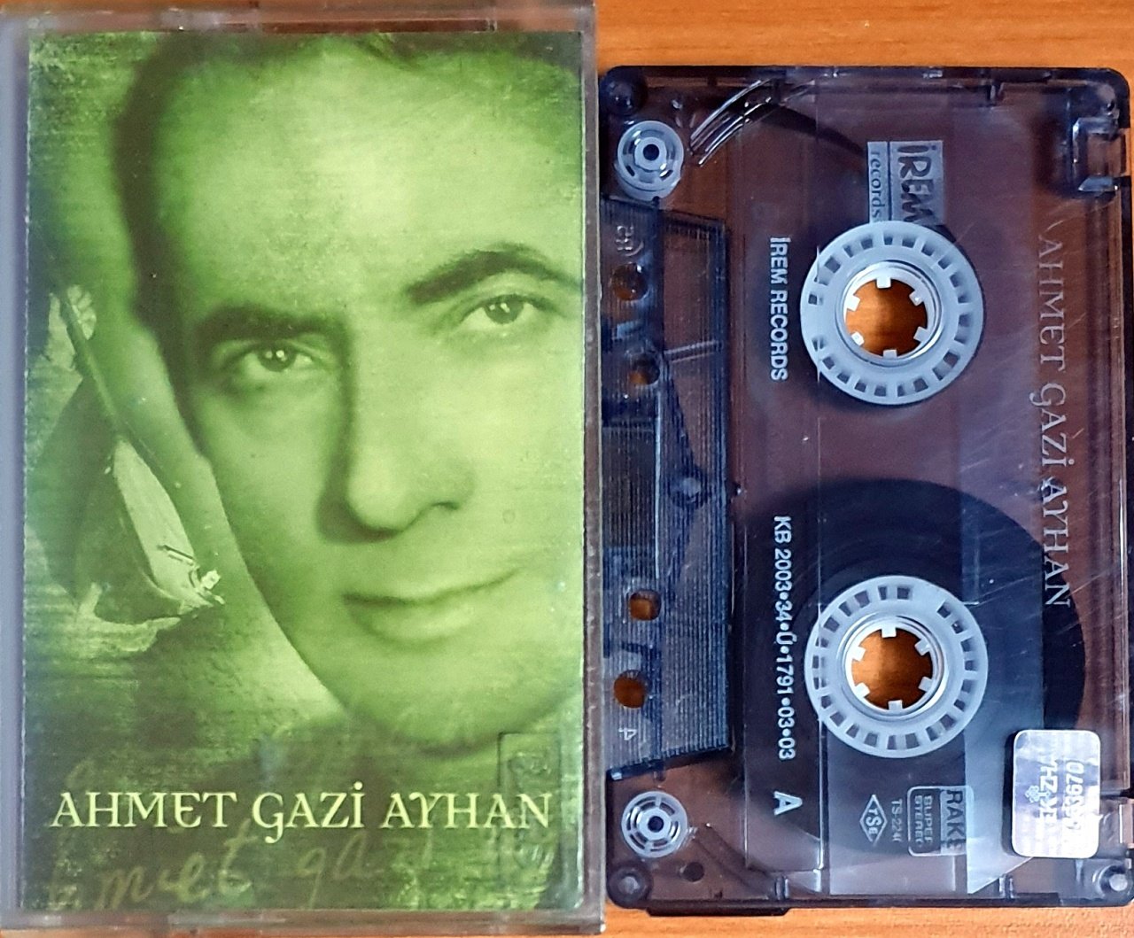 AHMET GAZİ AYHAN - AHMET GAZİ AYHAN (2003) - KASET İREM RECORDS 2.EL