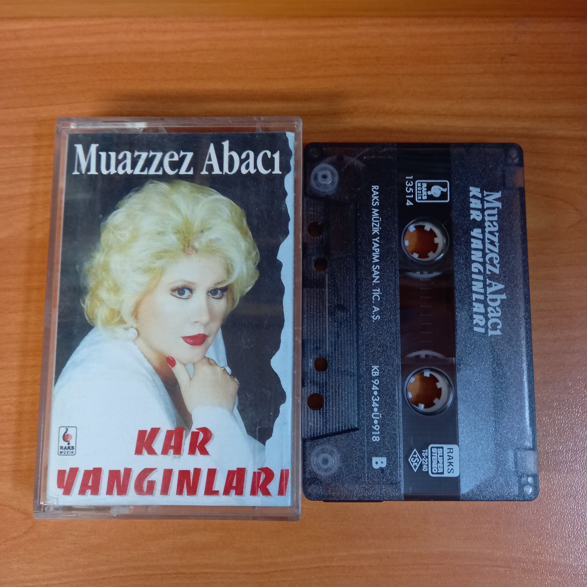 MUAZZEZ ABACI - KAR YANGINLARI (1994) - KASET 2.EL