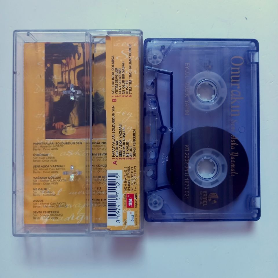 ONUR AKIN - SENİ AŞKA YAZMALI (2002) - KASET 2.EL