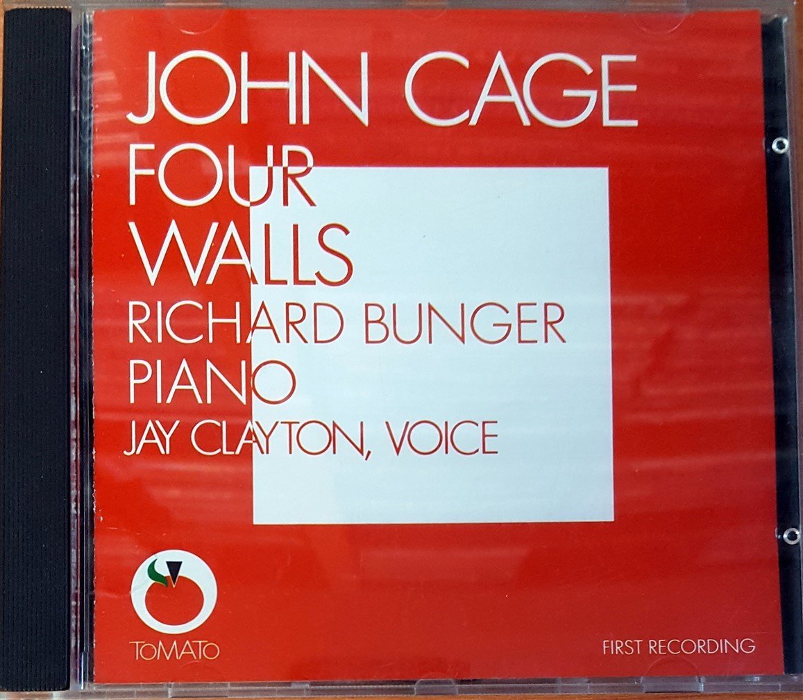 JOHN CAGE - FOUR WALLS / RICHARD BUNGER / JAY CLAYTON (1989) CD 2.EL