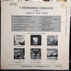 I REMEMBER GERMANY VOLUME 5 - PLAK 2.EL