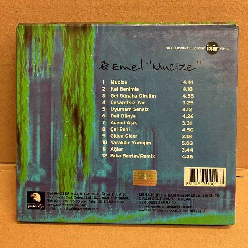 EMEL - MUCİZE (2000) - DIGIPAK CD 2.EL