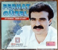 FERHAT GÜZEL - LAF ARAMIZDA / DERDİN NE SENİN? (1993) MADE IN WEST GERMANY / KAPAKSIZ DESTAN CD 2.EL