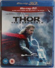 THOR THE DARK WORLD - KARANLIK DÜNYA - CHRIS HEMSWORTH - NATALIE PORTMAN - ANTHONY HOPKINS - MARVEL - 3D+BLURAY 2.EL TR ALTYAZI YOKTUR
