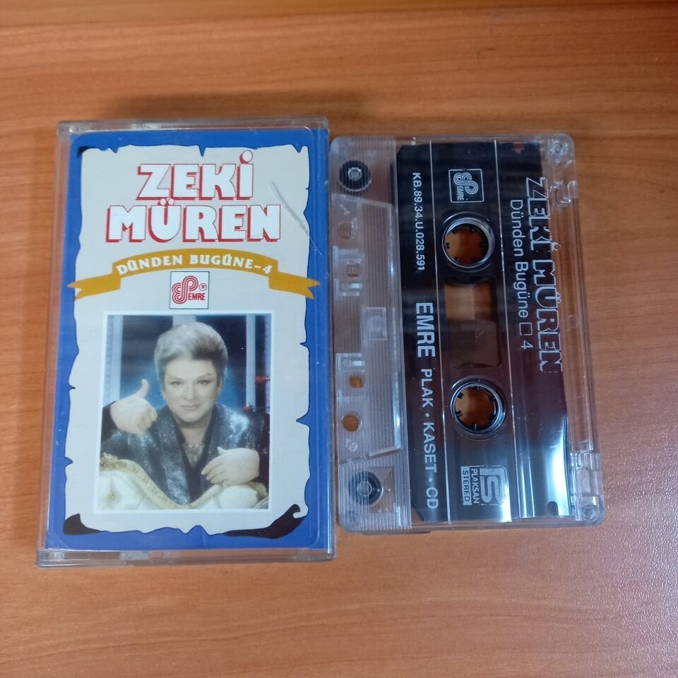 ZEKİ MÜREN - DÜNDEN BUGÜNE 4 (1989) - KASET 2.EL
