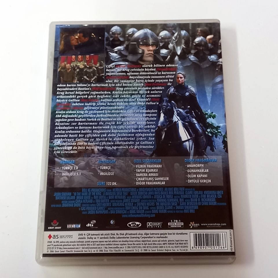 ÖZGÜRLÜK SAVAŞÇISI - IN THE NAME OF THE KING - JASON STATHAM, JOHN RHYS-DAVIES - DVD 2. EL