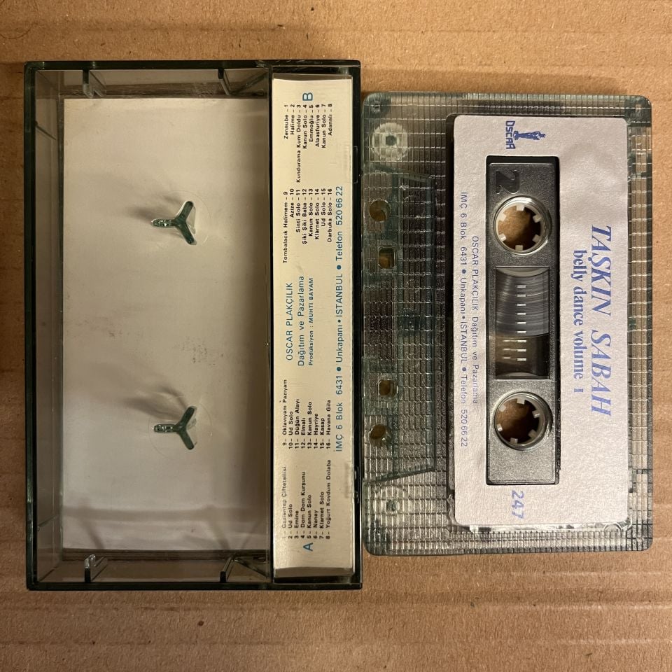 TAŞKIN SABAH - BELLY DANCE VOLUME I (198.) - KASET 2.EL