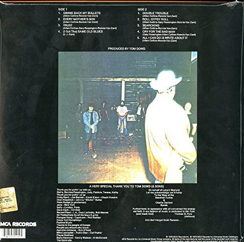 LYNYRD SKYNYRD - GIMME BACK MY BULLETS (1976) - LP KAPAK ÇOK HAFİF DEFOLU 180GR 2015 EDITION REISSUE SIFIR PLAK