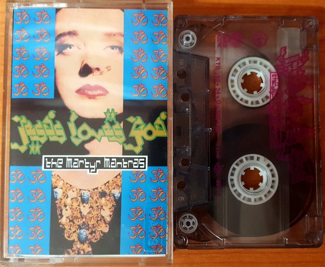 JESUS LOVES YOU - THE MARTYR MANTRAS (1992) RAKS CASSETTE MADE IN TURKEY ''USED''