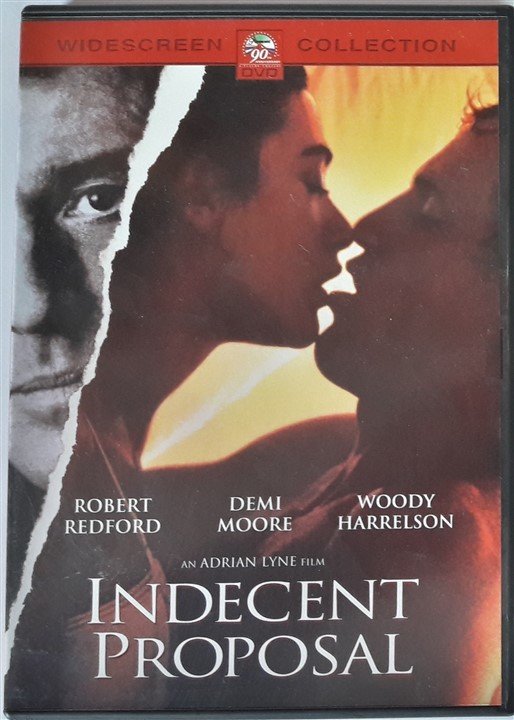 INDECENT PROPOSAL - AHLAKSIZ TEKLİF - ROBERT REDFORD - DEMI MOORE - WOODY HARRELSON - ADRIAN LYNE - DVD 2.EL