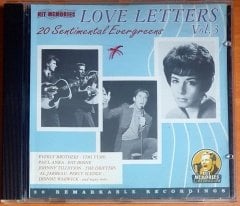 LOVE LETTERS VOL.3 / 20 SENTIMENTAL EVERGREENS / PAT BOONE, THE EVERLY BROTHERS, PERCY SLEDGE, PAUL ANKA, GEORGE BENSON - CD 2.EL