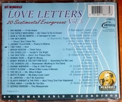 LOVE LETTERS VOL.3 / 20 SENTIMENTAL EVERGREENS / PAT BOONE, THE EVERLY BROTHERS, PERCY SLEDGE, PAUL ANKA, GEORGE BENSON - CD 2.EL