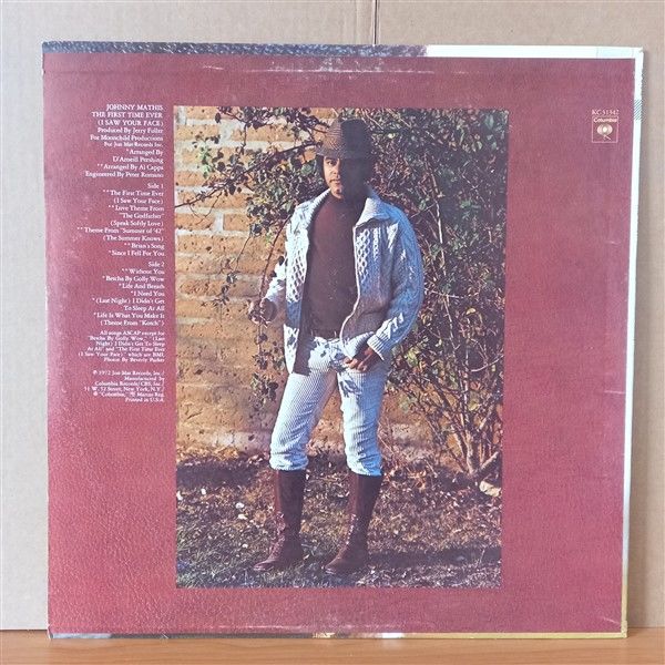 JOHNNY MATHIS – THE FIRST TIME EVER [I SAW YOUR FACE] (1972) - LP 2.EL PLAK