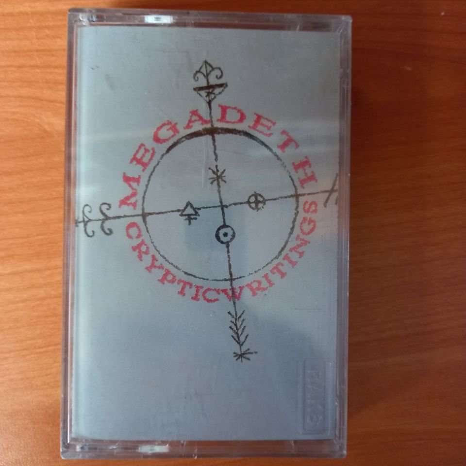 MEGADETH - CRYPTIC WRITINGS (1997) - KASET SIFIR