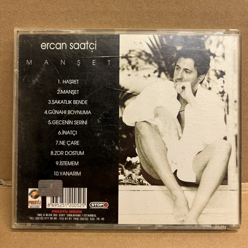ERCAN SAATÇİ - MANŞET (1998) - CD 2.EL