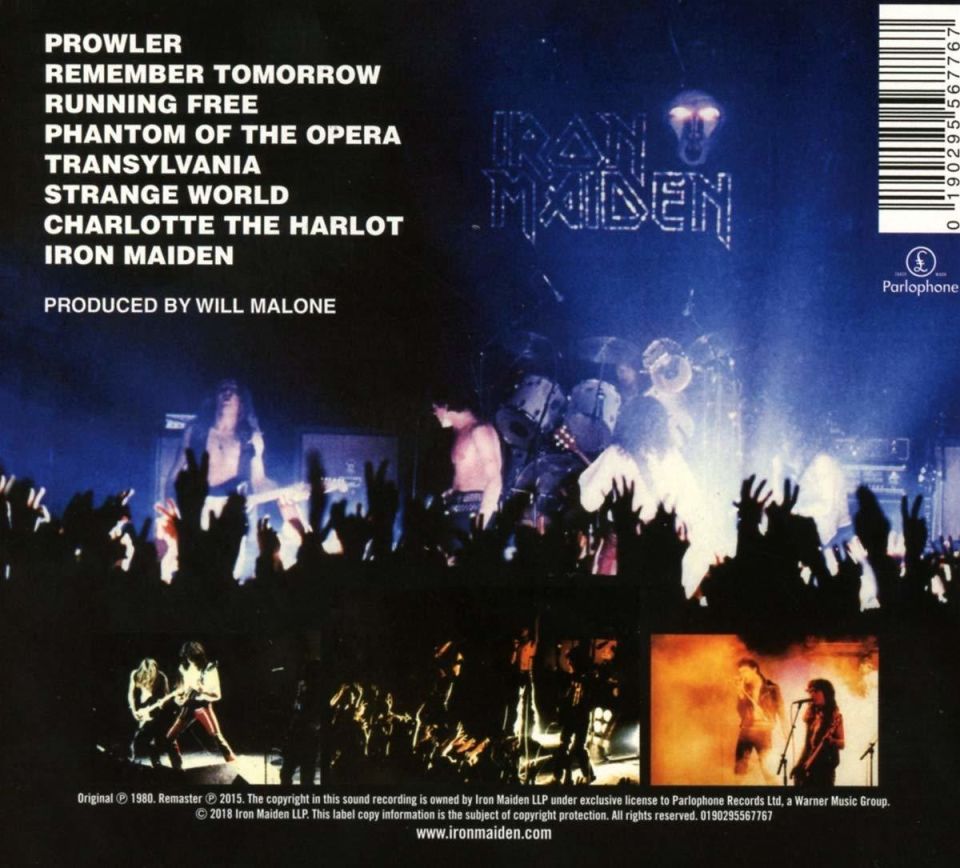 IRON MAIDEN - IRON MAIDEN (1980) - CD 2018 EDITION DIGIPAK AMBALAJINDA SIFIR
