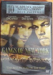 GANGS OF NEW YORK - NEW YORK ÇETELERİ - LEONARDO DiCAPRIO - DANIEL DAY-LEWIS - MARTIN SCORSESE - DVD SIFIR TR ALTYAZI YOKTUR 1. BÖLGE