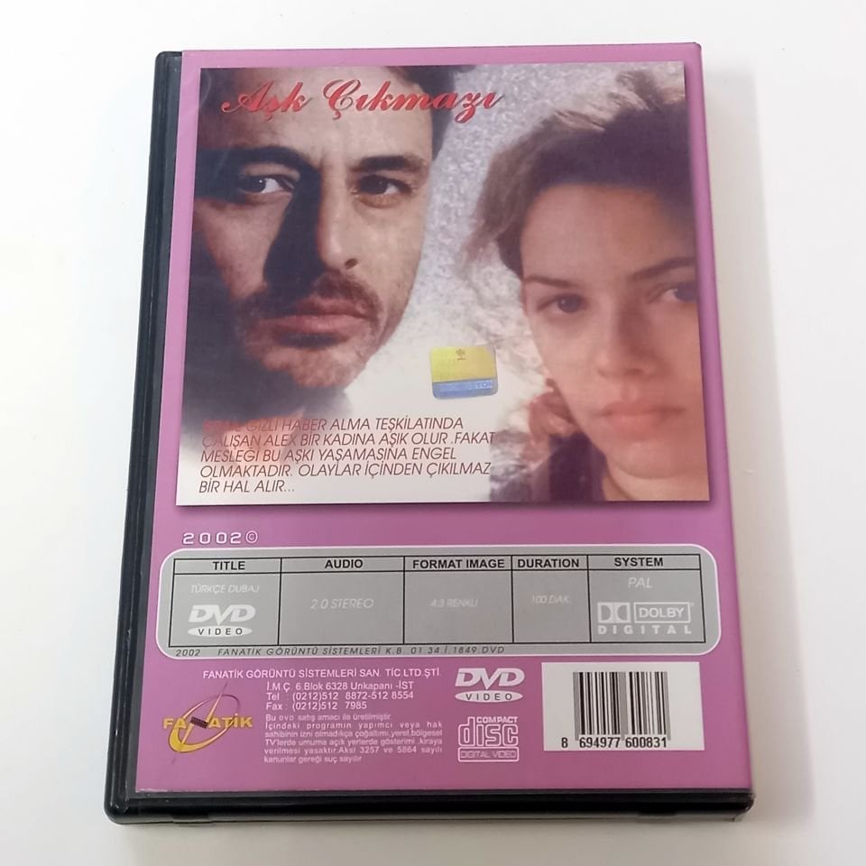 AŞK ÇIKMAZI - MINOTAUR - DAN TURGEMAN, MILI AVITAL - DVD 2. EL