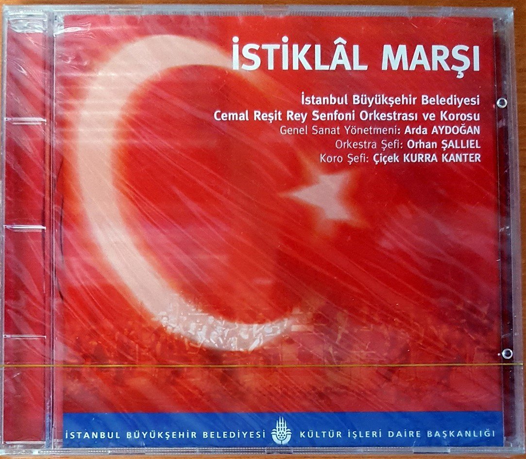 İSTİKLAL MARŞI / İBB CEMAL REŞİT REY SENFONİ ORKESTRASI VE KOROSU CD SIFIR