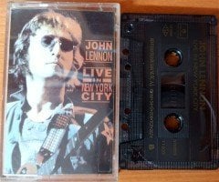 JOHN LENNON - LIVE IN NEW YORK CITY (1986) KENT CASSETTE MADE IN TURKEY ''USED''