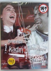 1 KADIN 1 ERKEK DVD 1 1-8. BÖLÜMLER - DEMET EVGAR - EMRE KARAYEL - MÜGE TURALI - 2DVD SIFIR