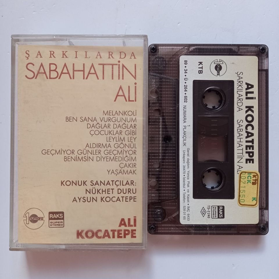 ALİ KOCATEPE - ŞARKILARDA SABAHATTİN ALİ (1989) - KASET 2.EL
