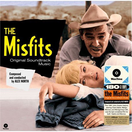 THE MISFITS SOUNDTRACK ALEX NORTH (2017) - LP SIFIR PLAK