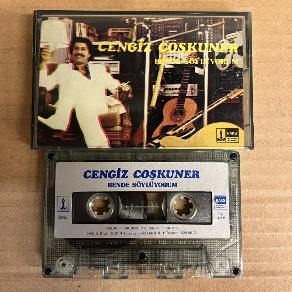 CENGİZ COŞKUNER - BENDE SÖYLÜYORUM (1984) - KASET 2.EL