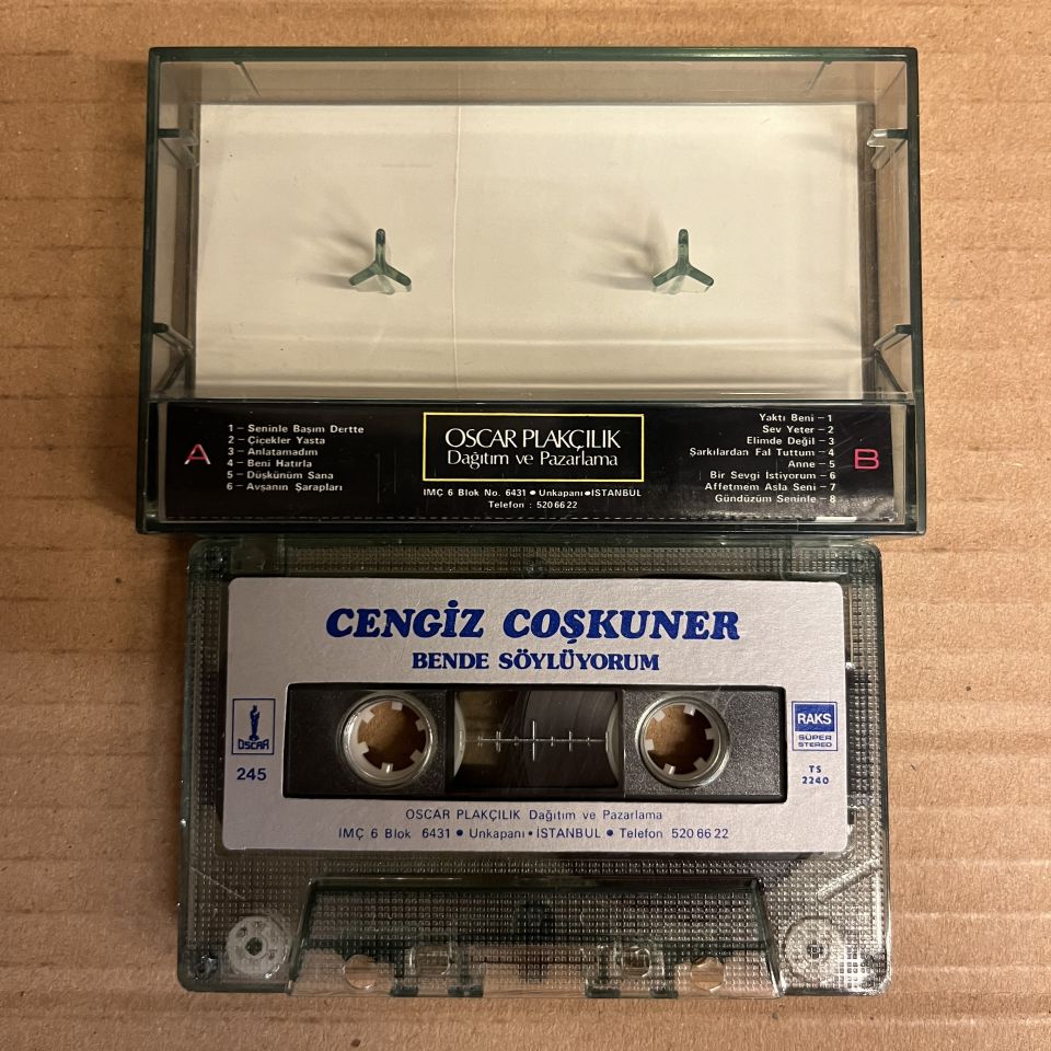 CENGİZ COŞKUNER - BENDE SÖYLÜYORUM (1984) - KASET 2.EL